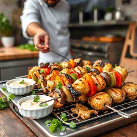 Best Chicken Marinade Recipe - Juicy Grilled Brochettes